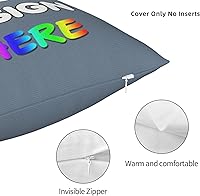 Vista 35 de Funda de almohada personalizada con nombre de texto fotográfico, funda de almohada impresa de dos lados para cumpleaños, Navidad, aniversario