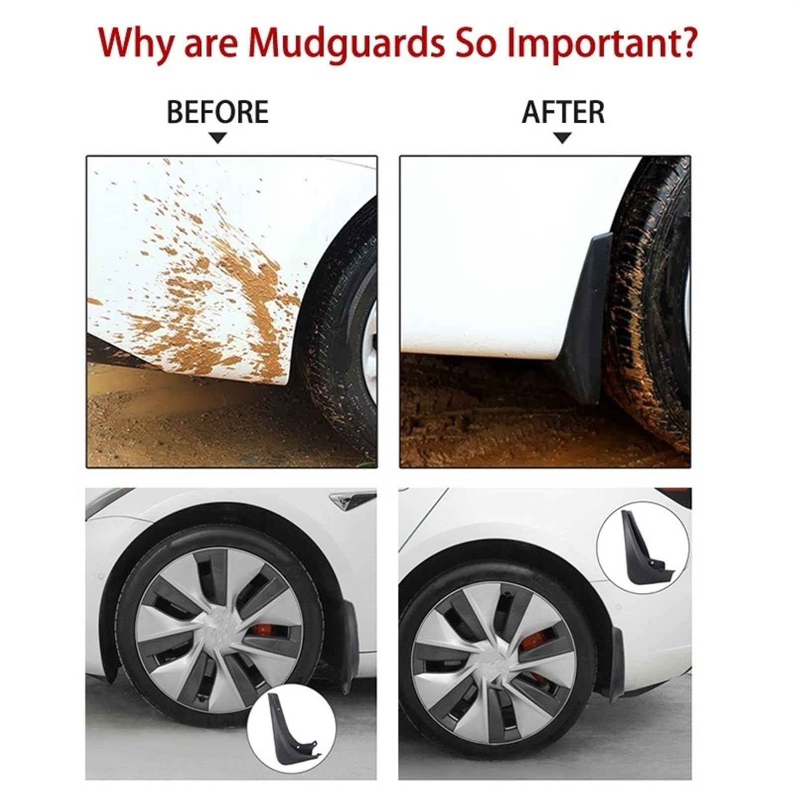 Pour Jeep Pour Grand Pour Cherokee Pour WK2 2011-2018 Pour Avant Pour Arrière Voiture Garde-boue
