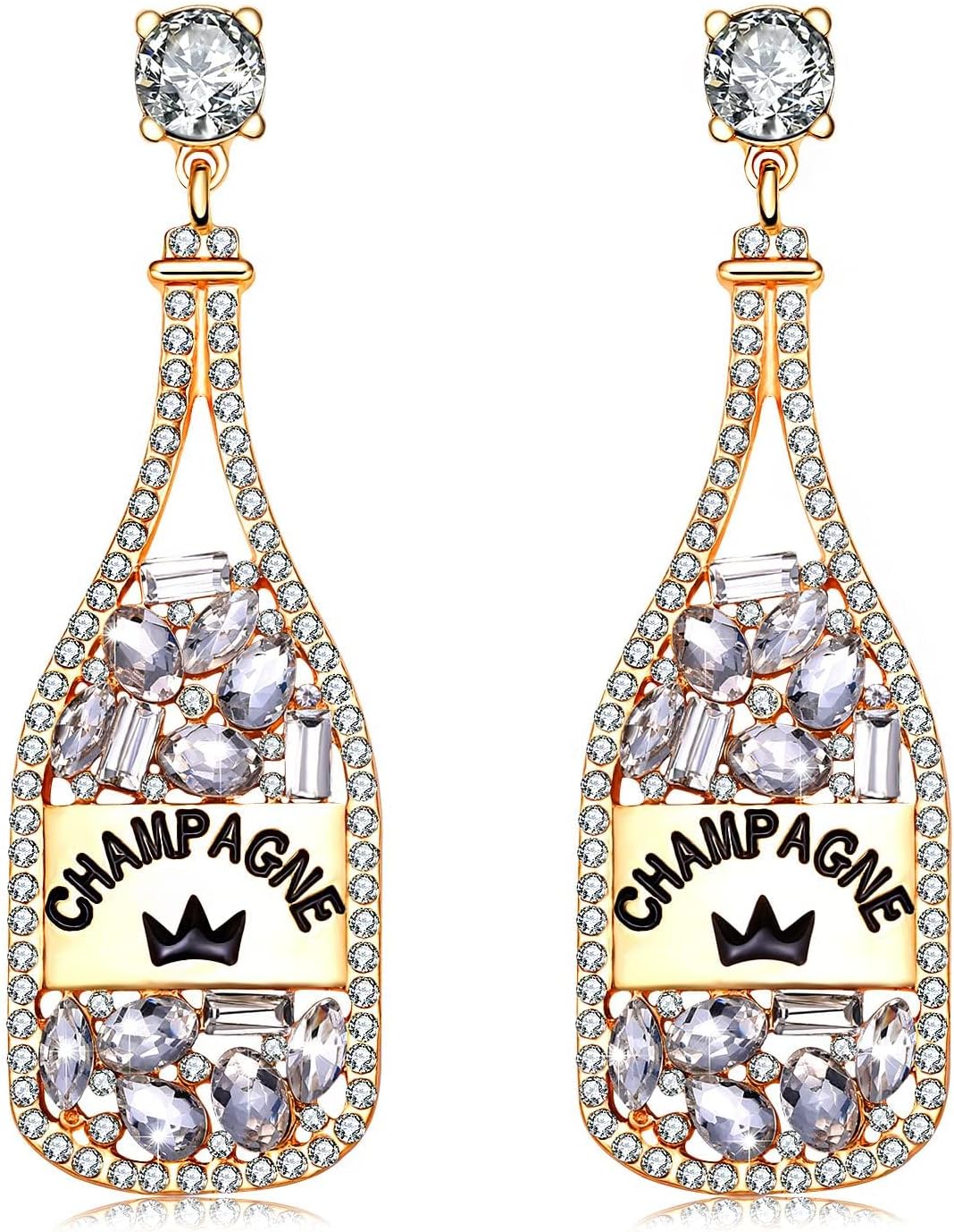 Oorbellen Wijnglas voor Dames, Fruit Wijnglas Oorbellen, Wijnglas Oorbellen voor Vrouwen, Champagne Wijnglas Paal Druppel Oorbellen voor Vrouwen