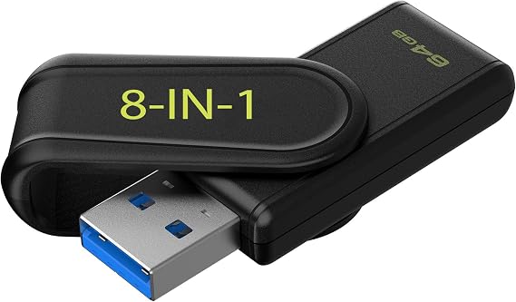 8-in-1 MacOS, Bootable Big Sur、Catalina、Mojave、High Sierra、El Capitan、Yosemite、Mavericks、Mountain Lion, USB Drive 3.2, Full Install/Upgrade/Downgrade