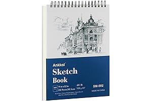 9x12 Spiral Sketch Book