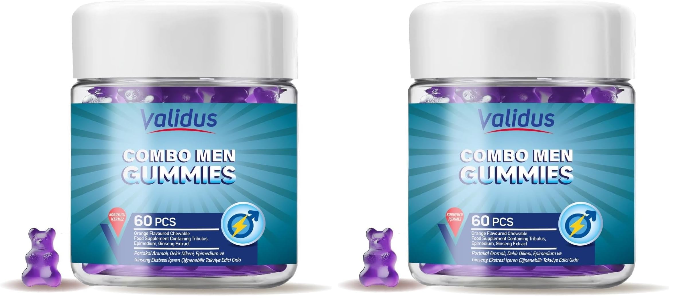 Validus Combo Men 60 Gummies (2 paketi)