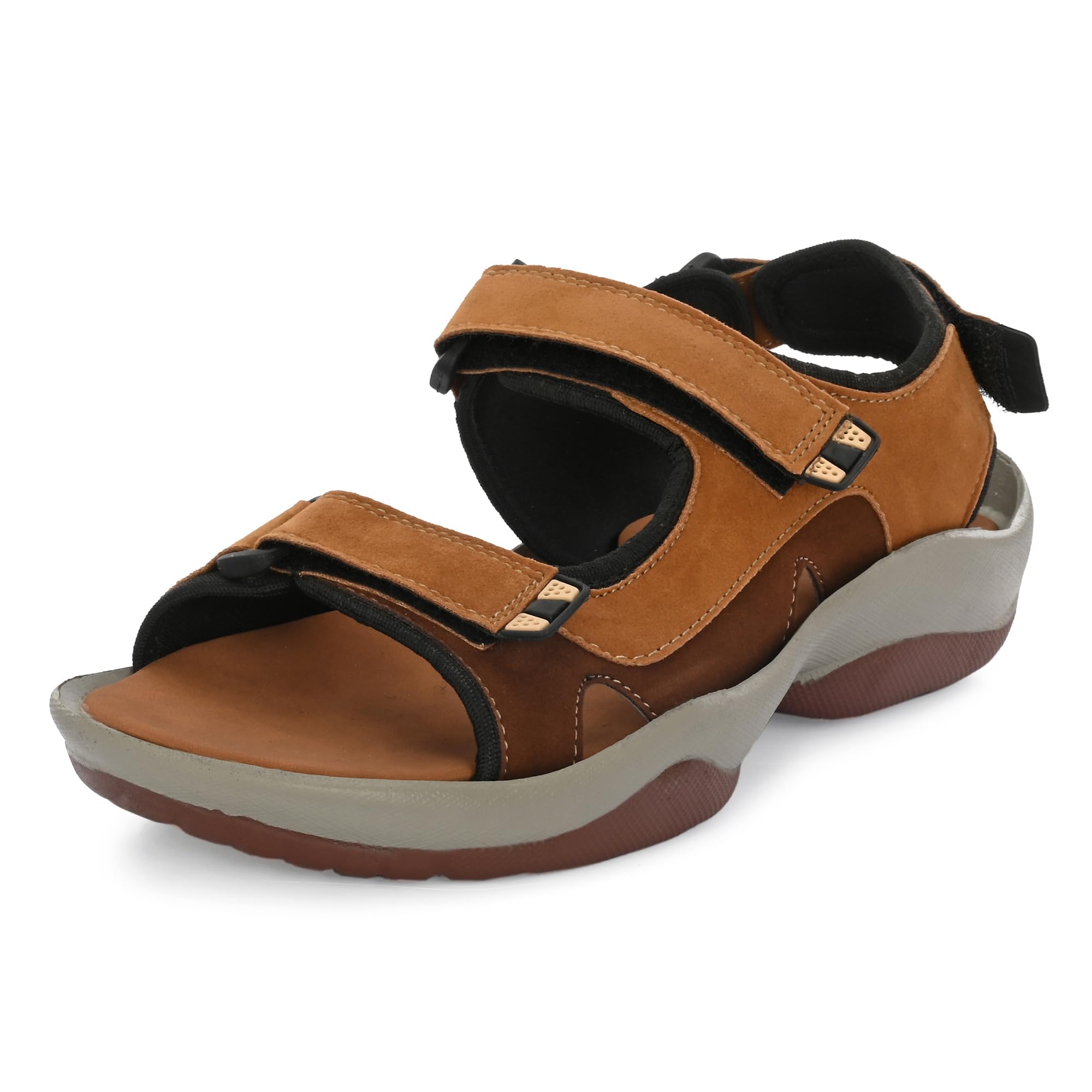centrino Men's Outdoor Sandals Summer Men's Beach Anti-SKid Casual Sandals for Trekking Walking Hiking Comfortable Close Strap (3252)-picture-30