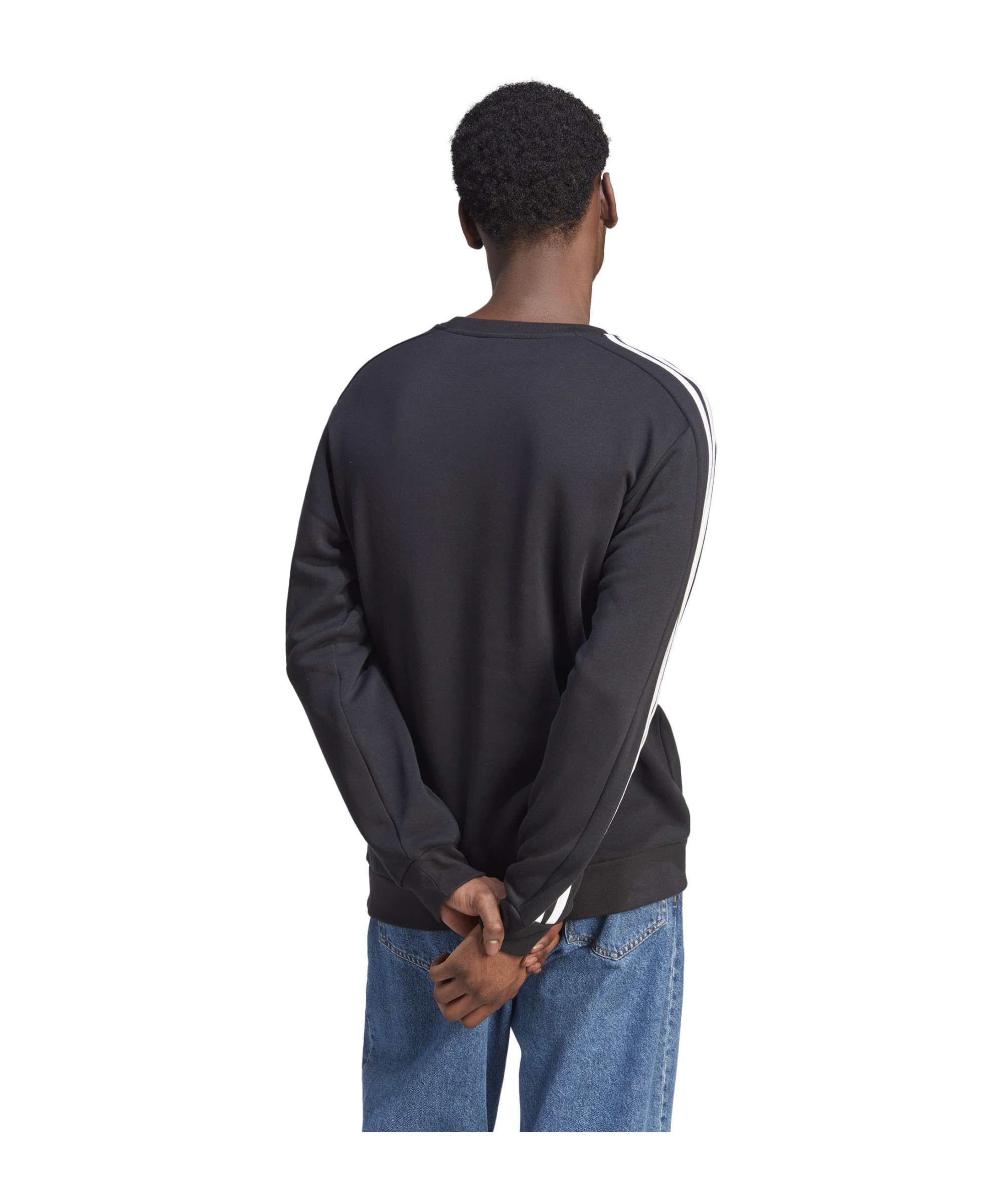 Adidas Herren Essentials French Terry 3-Stripes Sweatshirt (1er Pack)