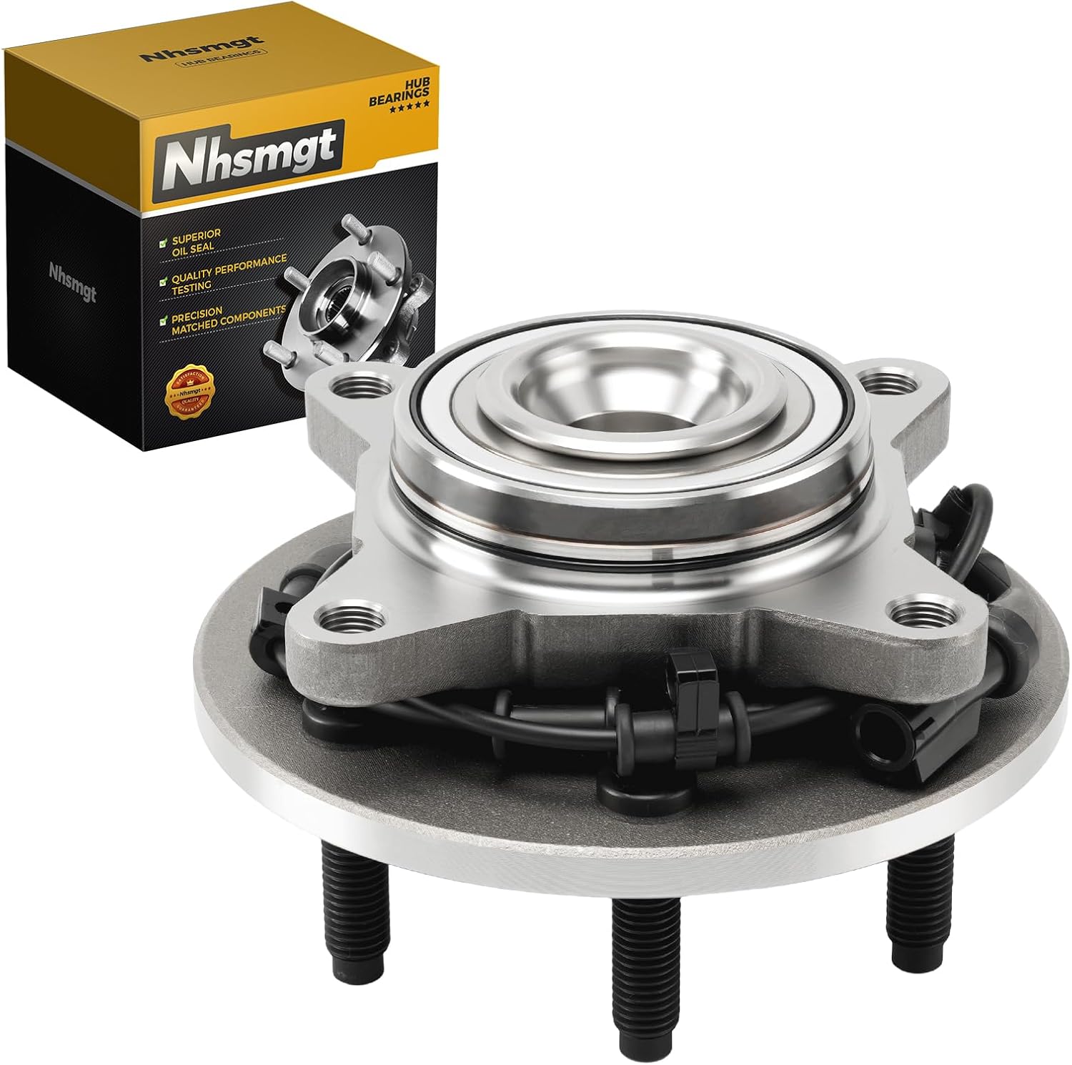 515042 RWD Front Wheel Hub Bearing Fit for Ford Expedition for Lincoln Navigator 2002 2003 2004 2005 2006 with ABS 6-Lugs