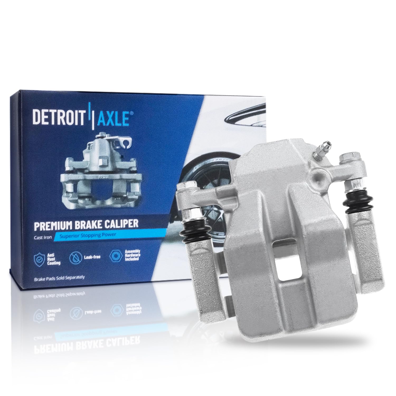 Detroit Axle - Rear Right Brake Caliper for 2006-2012 Toyota RAV4