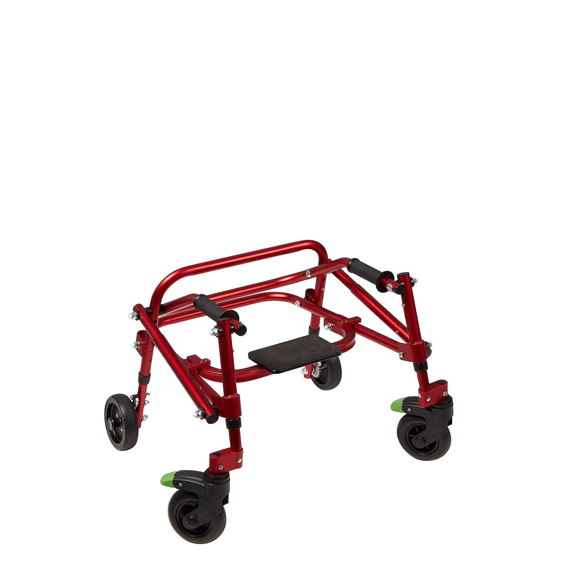Klip Lightweight Posterior Rollator Walker/Gait Trainer 4 Wheel with FlipUp Seat for