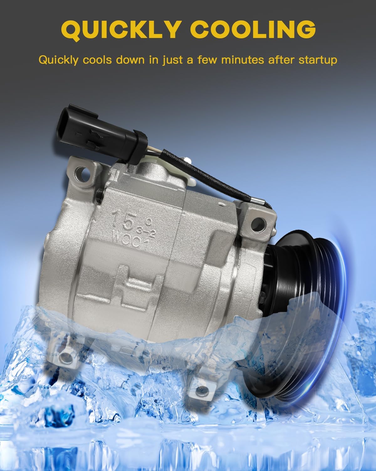 INEEDUP AC Compressor Pump for 01-10 for Ch-rysler PT Cruiser for D-odge Neon 2.0 SX 2.0L 2.4L AC Pump