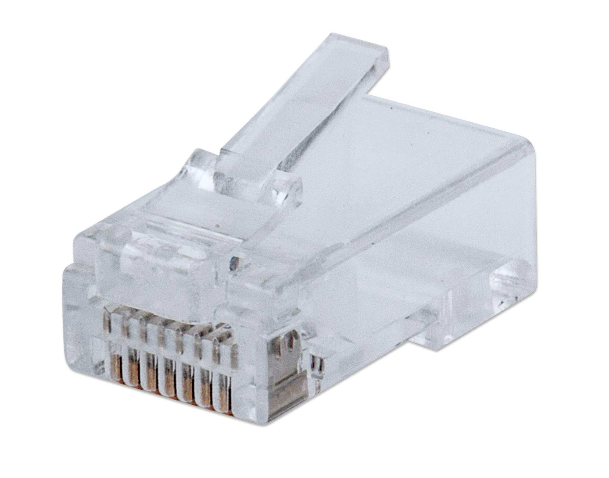 Amazon | FastCrimp Cat6 RJ45 モジュラープラグ 100個パック 終端を