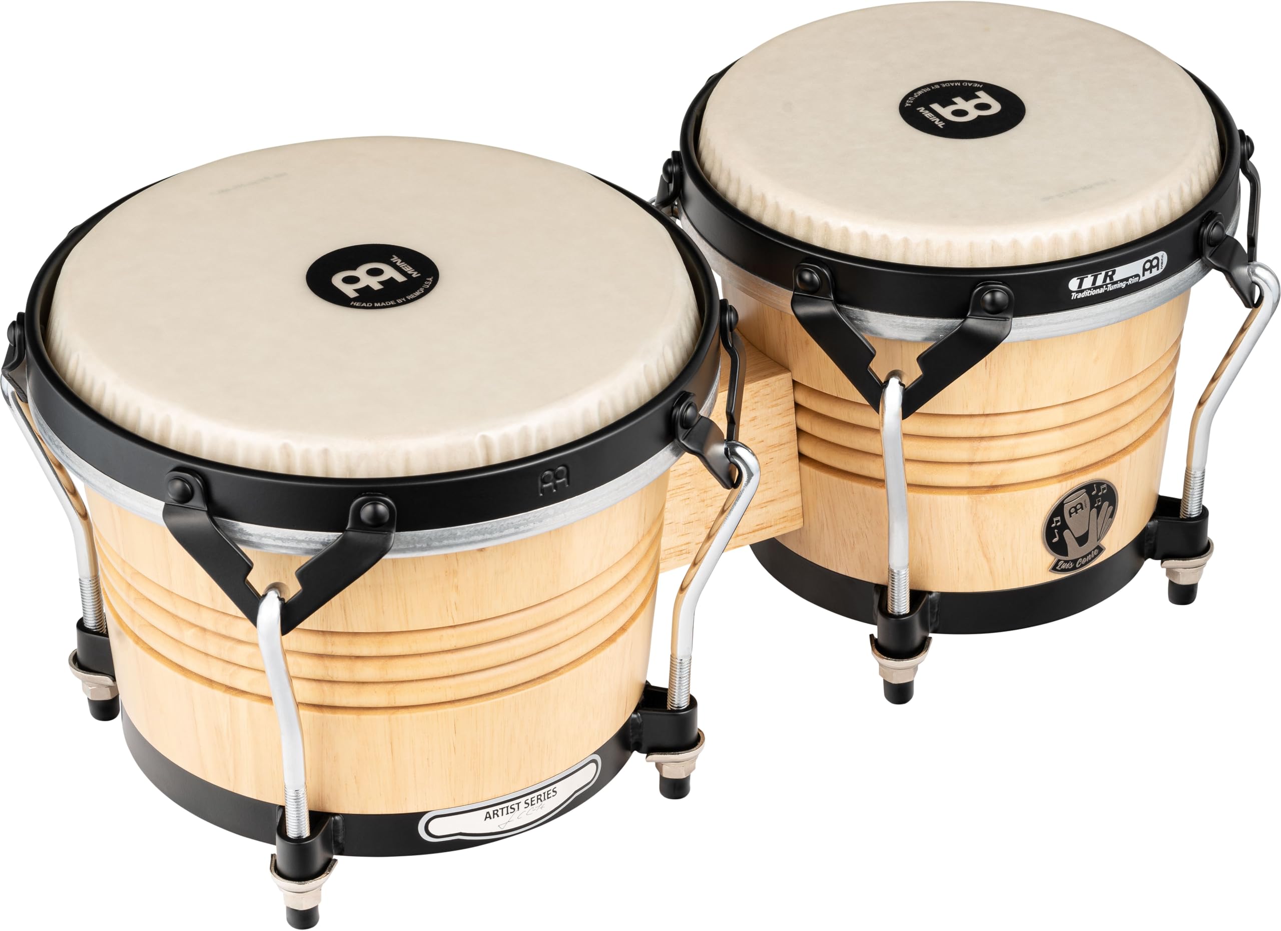 Luis Conte Artist Series Bongos with Remo Heads, 6.75