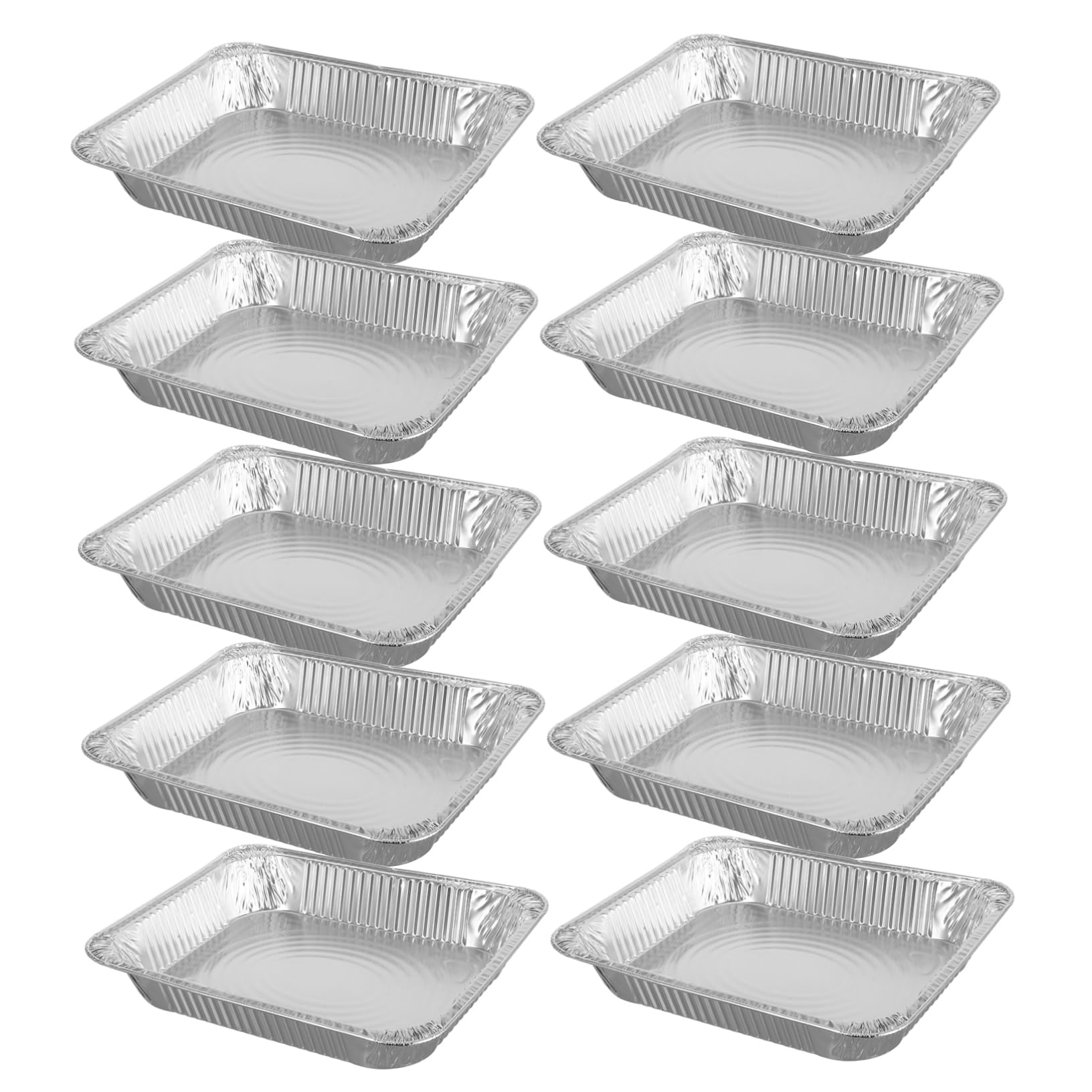 VALICLUD 30 Szt. Aluminiowych Patelni Foliowych Campingowy Garnek Do Pieczenia I Przygotowywania Jedzenia Jednorazowe Garnki Foliowe Patelnie Do Grillowania