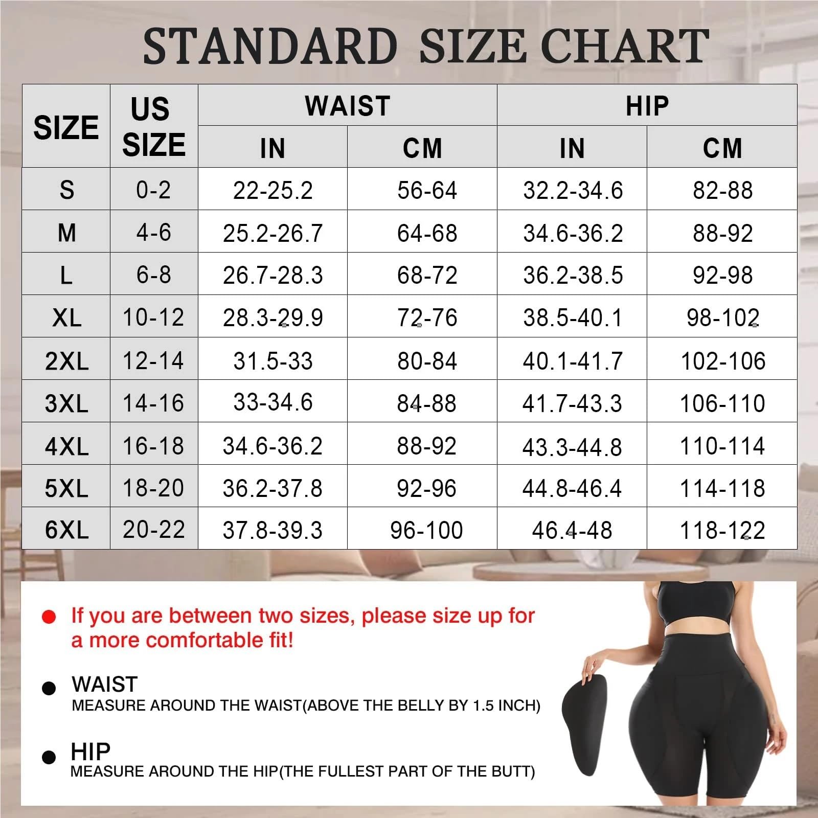 Guaina Contenitiva Donna Intimo Modellante con Cuscinetti for Fianchi, Controllo della Pancia, Imbottito, for Donne, Mutandine(Beige,4XL)