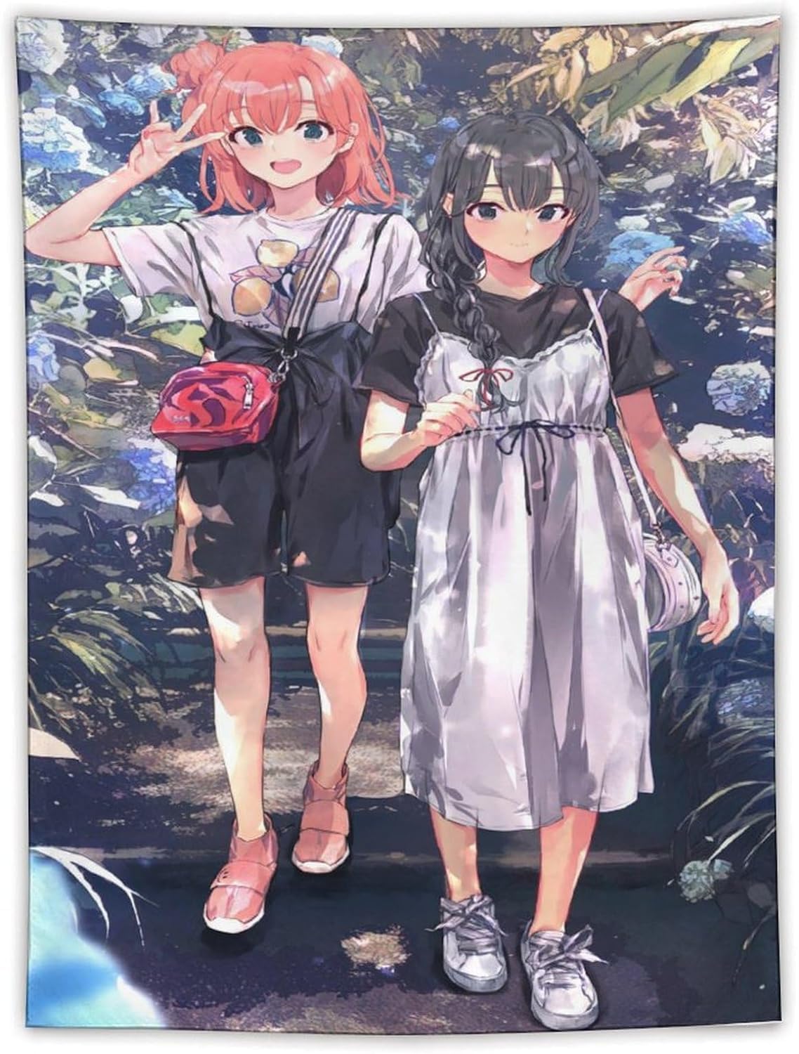 タペストリー やはり俺の青春ラブコメはまちがっている。 由比ヶ浜結衣 雪ノ下雪乃 ポスター背景布 壁掛け布 インテリアアートの装飾