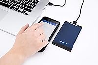 Vista 6 de SecureData SecureDrive BT 250GB SSD Hardware Encriptado USB 3.0 Ext Drive FIPS 140-2 Nivel 3 Desbloqueo a través de la aplicación de teléfono