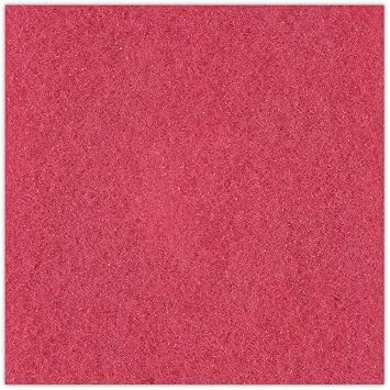 Boardwalk BWK4020RED 20 in. Diameter Buffing Floor Pads - Red (5/Carton)