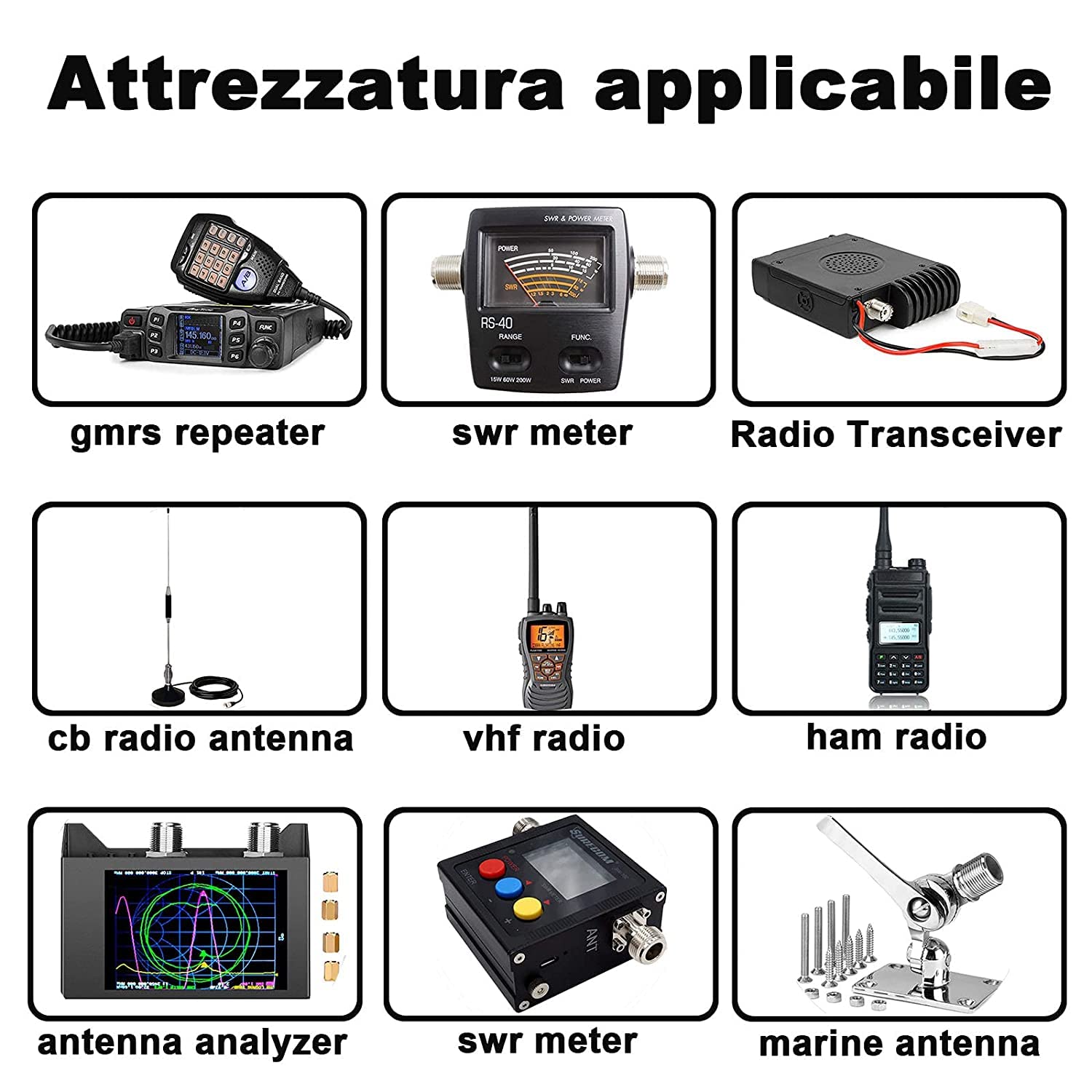 10M/32,8ft Cavo Prolunga Antenna SMA Cavo Coassiale Maschio a Femmina RG58 a bassa perdita+ 5PCS Kit Adattatore RF SMA, per Router 3G/4G/LTE ADS-B SDR USB Dongle Ricevitore