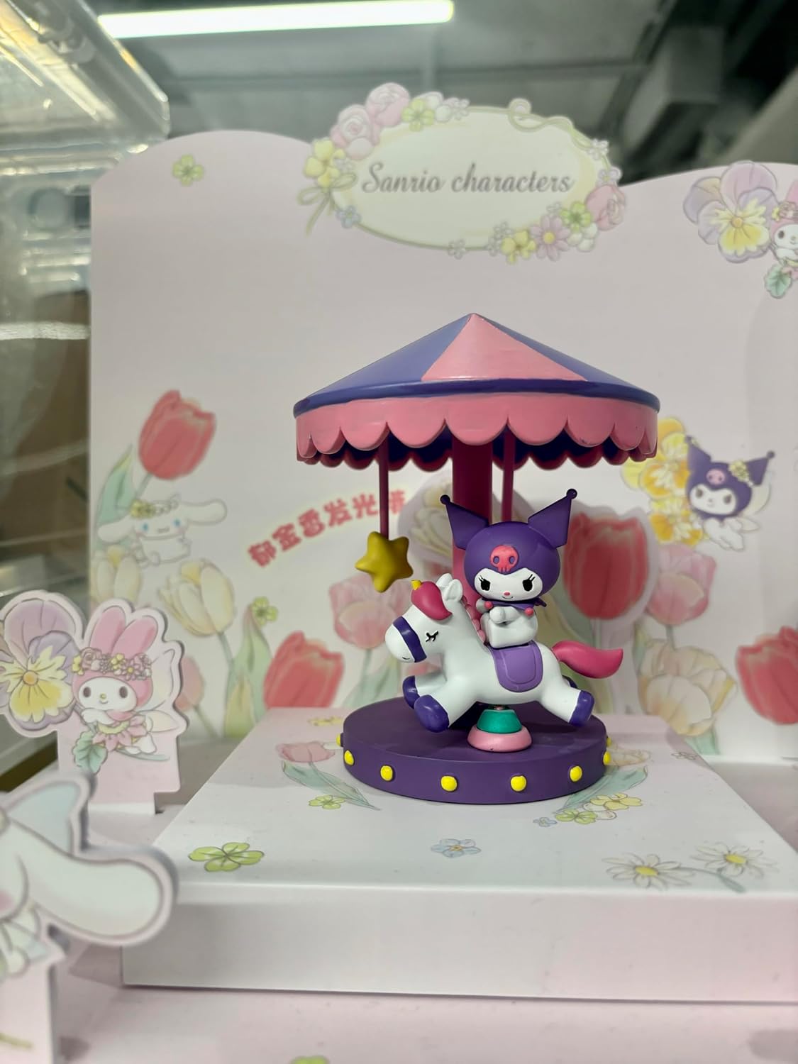 Sanrio Lisanslı Atlı karınca Gece Lambası - Kuromi