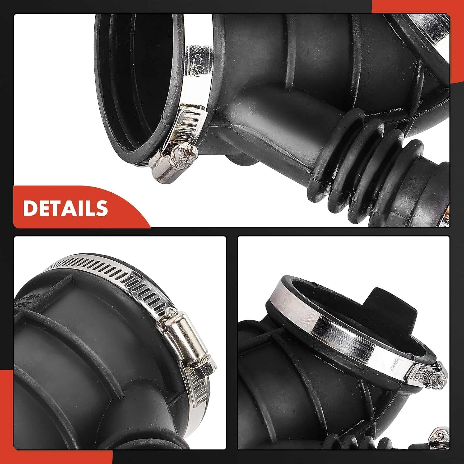 A-Premium Engine Air Intake Hose Tube [fits DOHC, 6Cyl 2.8L 2.5L] Compatible with BMW [E46 E39 E36] 323Ci 2000, 323i 328i 99-00, 325Ci 01-06, 325i 325xi 01005, 328Ci 2000, 525i 01-03, 528i, Z3 97-02