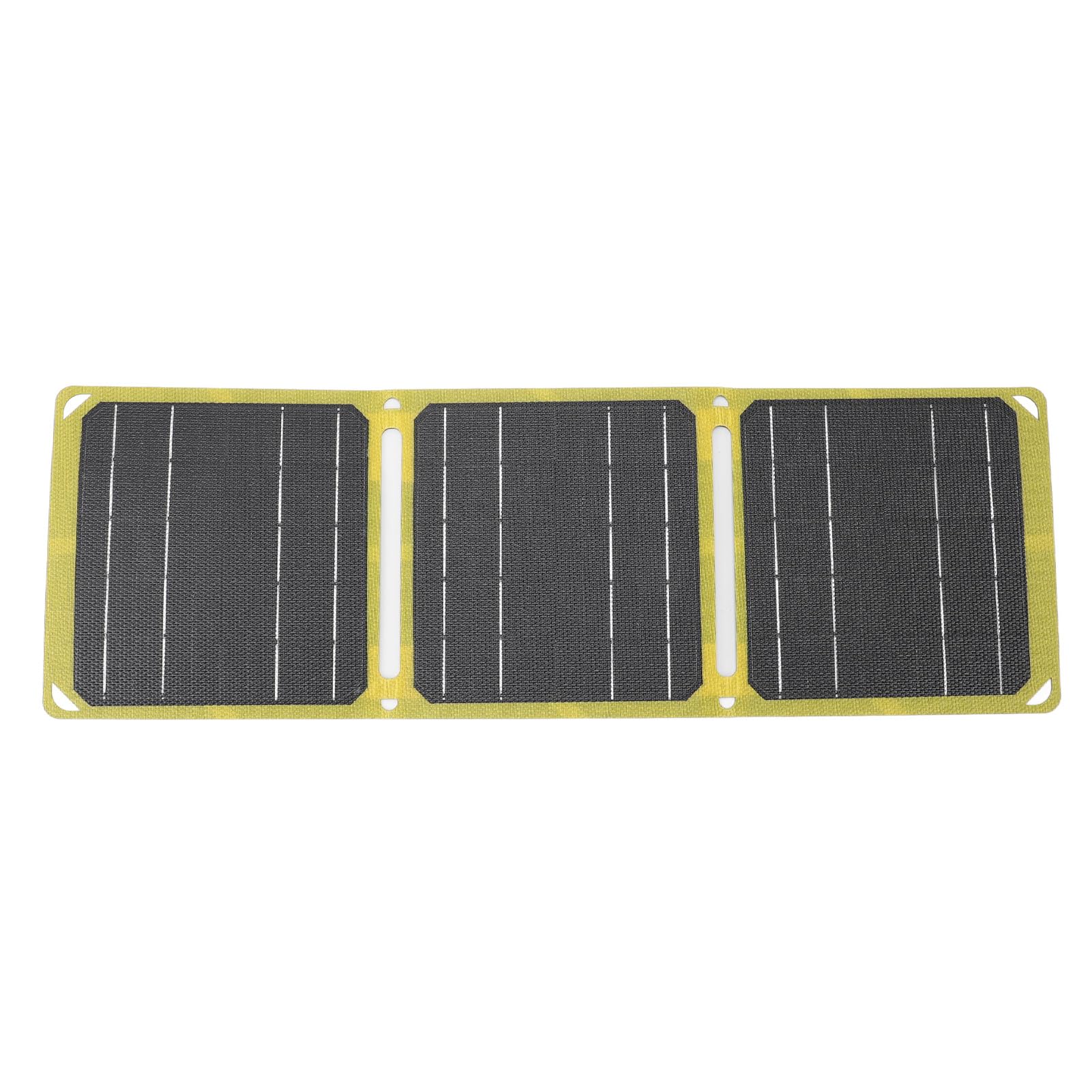 Tbest Pannello Solare Monocristallino 21W, Design Pieghevole