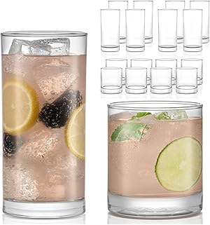 Libbey Province Tumbler & Rocks 16-Piece