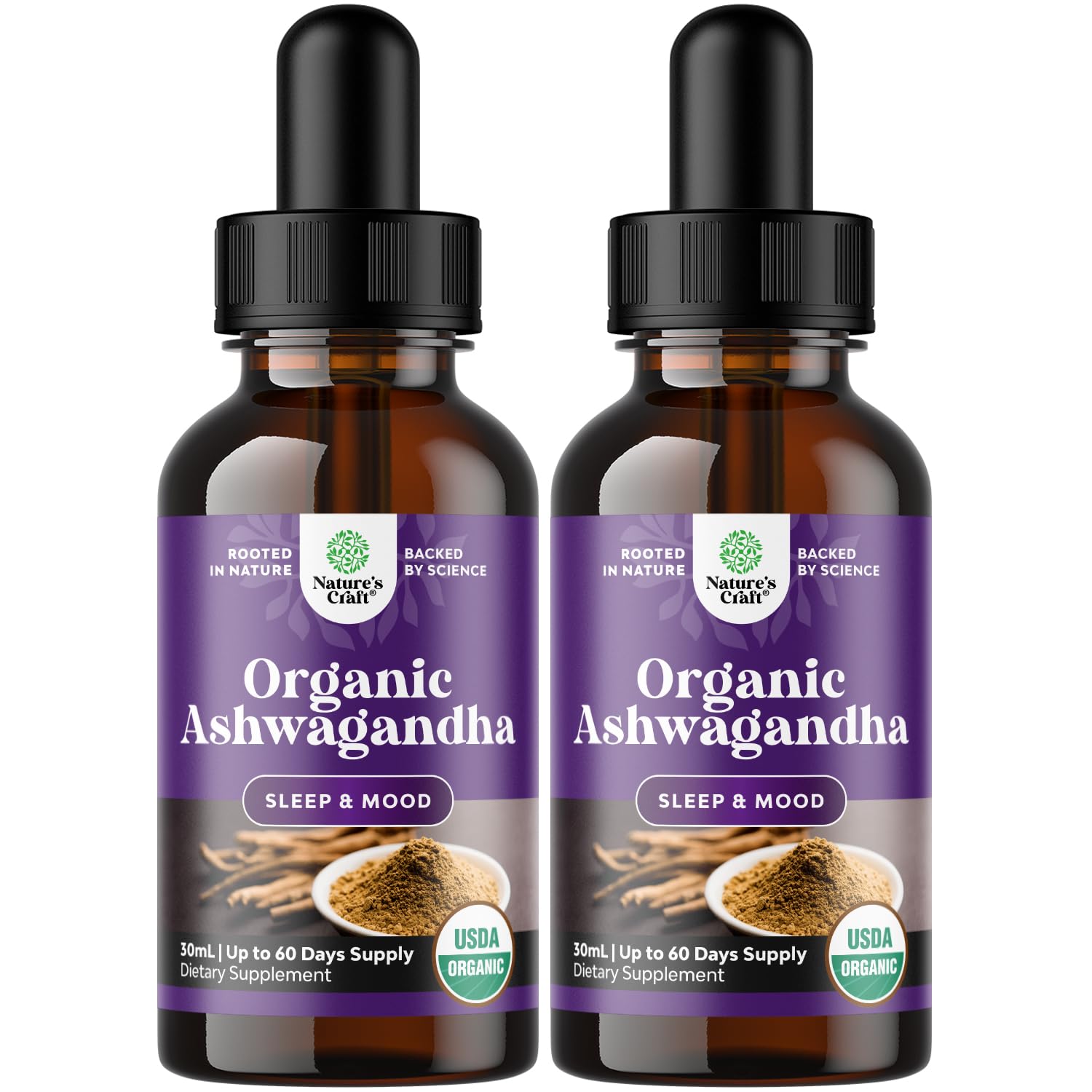 Natures Craft Organic Ashwagandha Liquid Drops