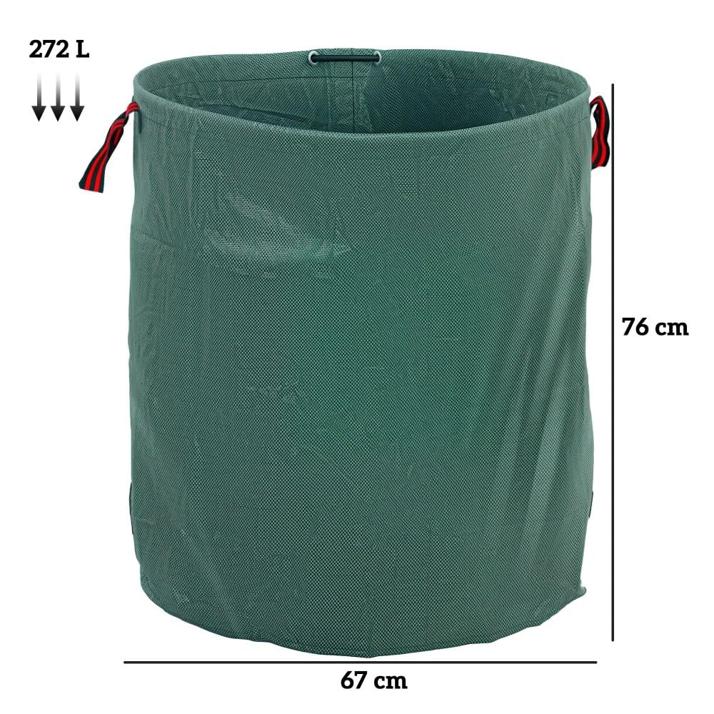 Sacco per rifiuti da giardino Set 3 sacchetti rifiuti giardino