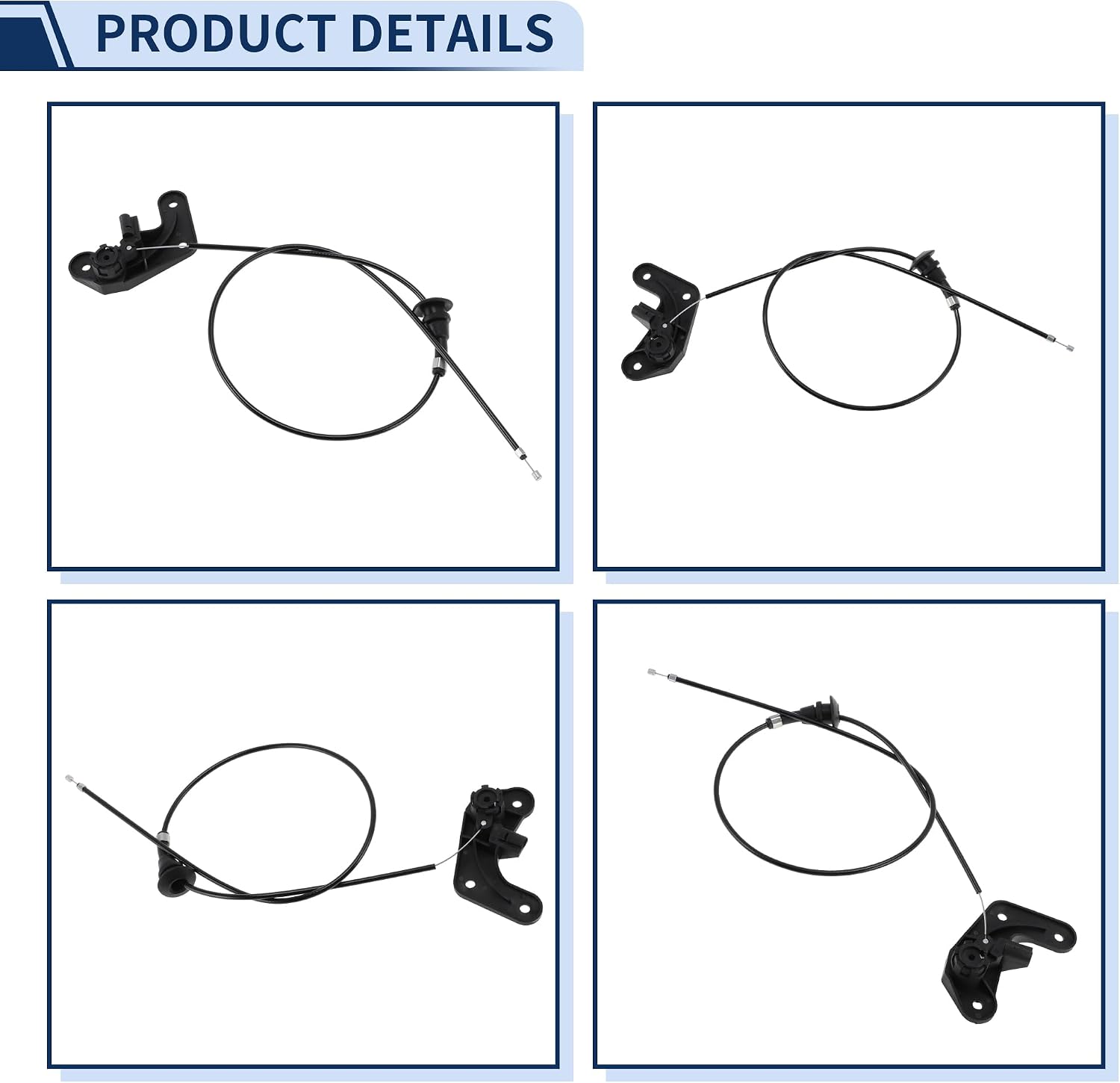 Hood Latch Release Cable for LAND ROVER for RANGE ROVER 2003-2009 No.FPF500050 Engine Hood Release Cable 1 Pc