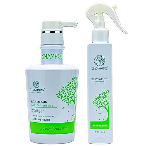 Xiaomoxuan Juego de champú y acondicionador orgánico de árbol de té sin parabenos y sulfatos  Set de productos naturales de belleza y cuidado