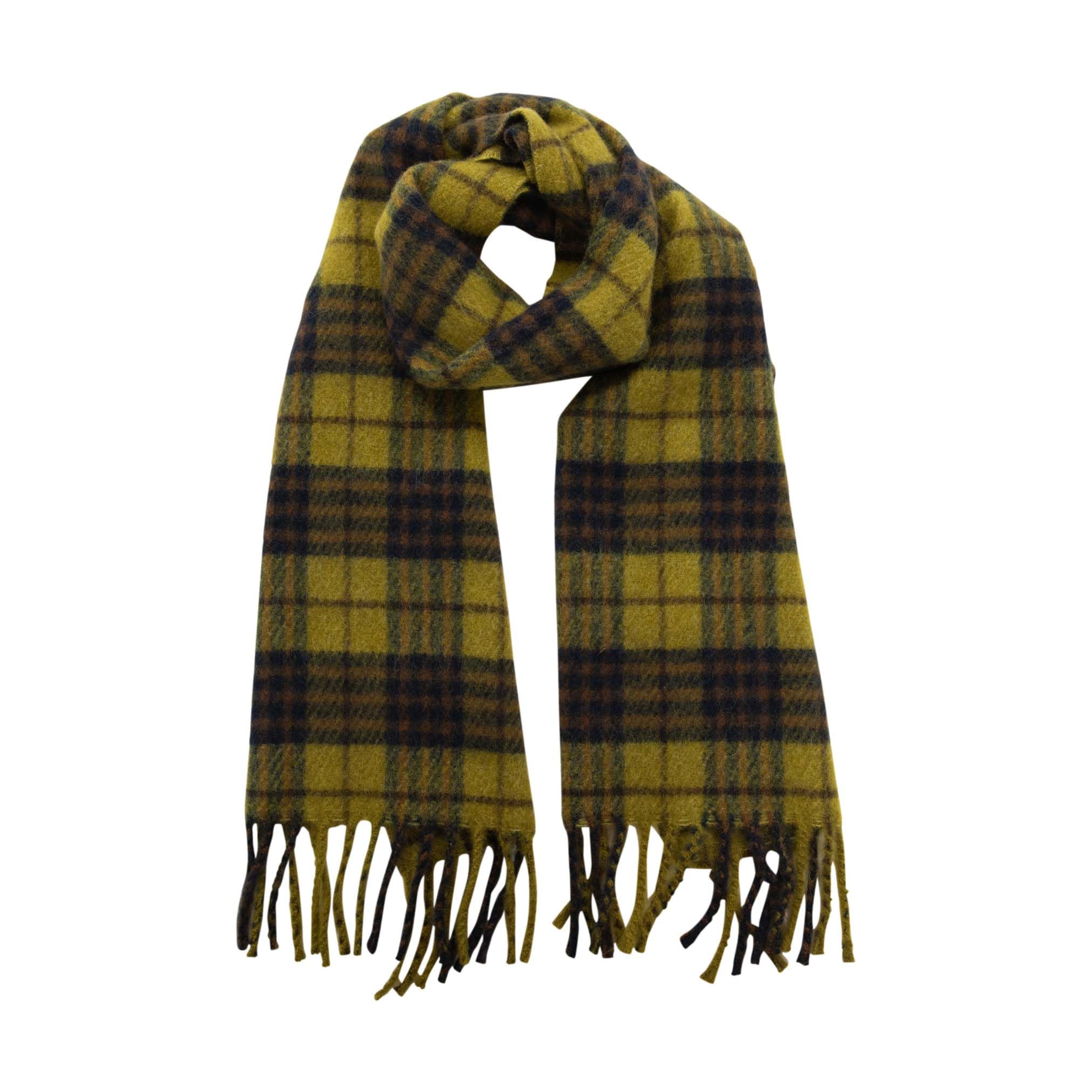 Heritage Traditions Yellow Tartan Heritage Soft Touch Tartan Scarves (Yellow Tartan)