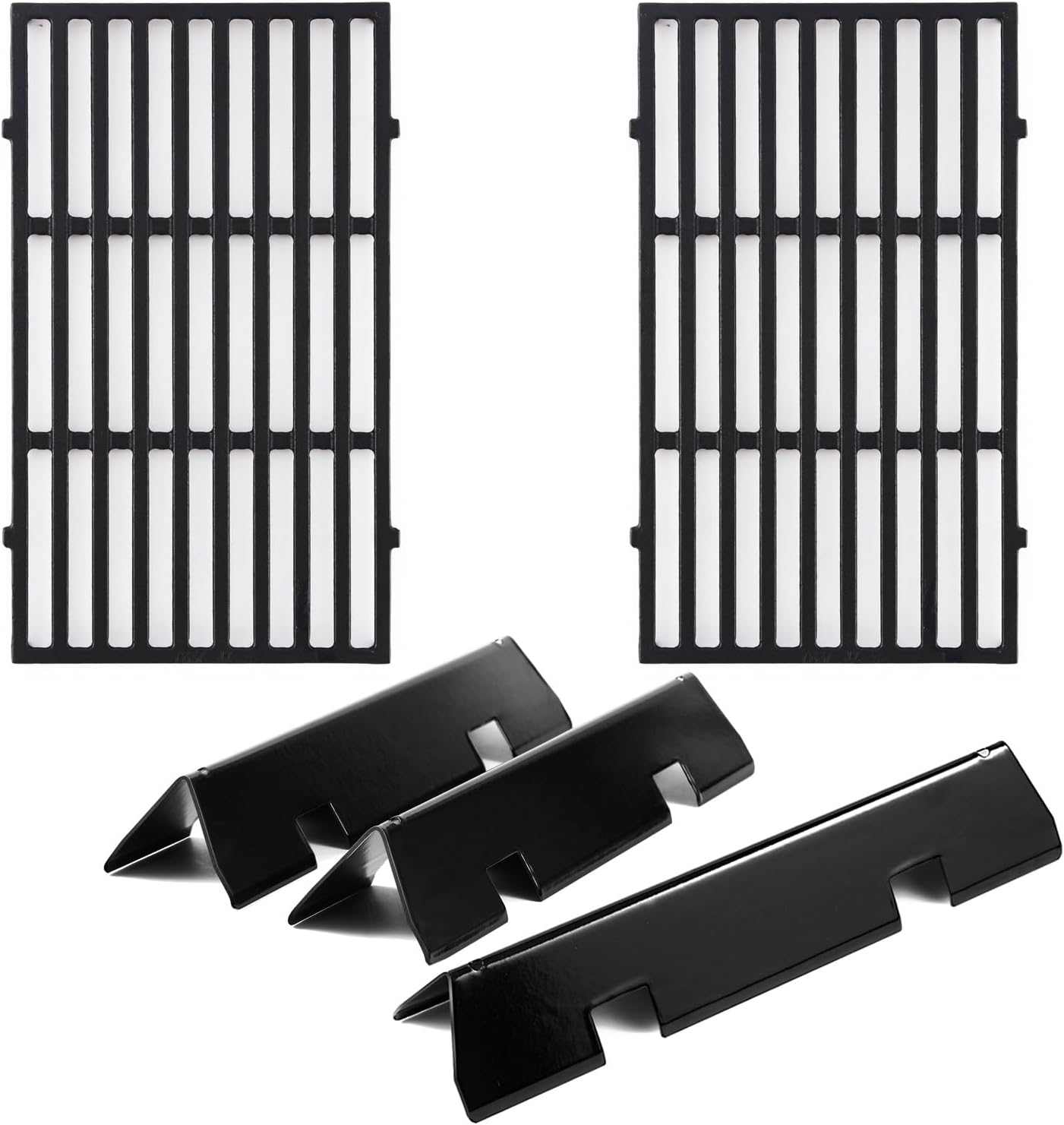 Spirit Grill Replacement Parts 7637 Grates 7635 Flavorizer Bars for Weber Spirit and Spirit II 200 Series Grills with Front Mount Controls E-210 E-215 E220 S210 S-215 S220 II E-210 II S-210 E210