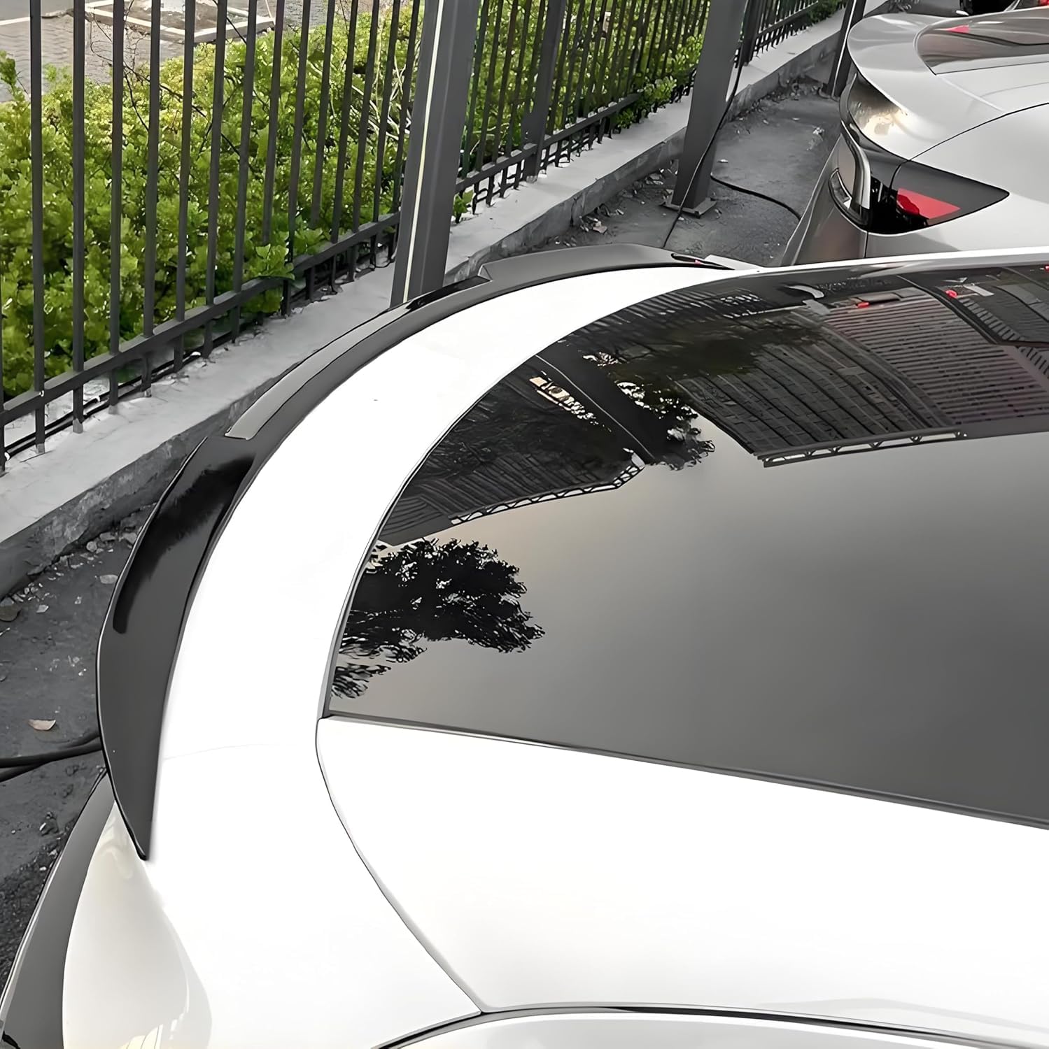 Aileron arrière de Voiture pour Tesla Model Y Juniper 2025 2026,Becquet Coffre Arrière Hayon Arrière détachées Automobiles diffuseur de Pare-Chocs