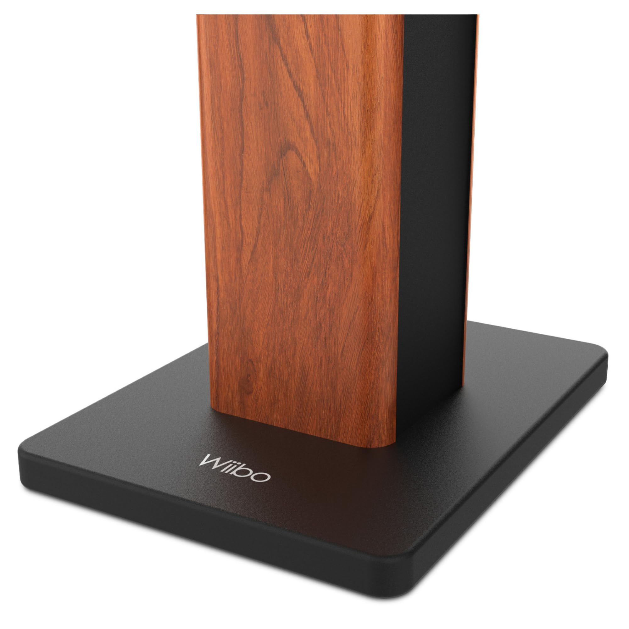 Wiibo Tempo 60 - paar luidsprekerhouders - 60 cm hoogte - solide antivibratiebasis - universele compatibiliteit met stereo hifi-luidsprekers en thuisbioscoop - antislip voetjes