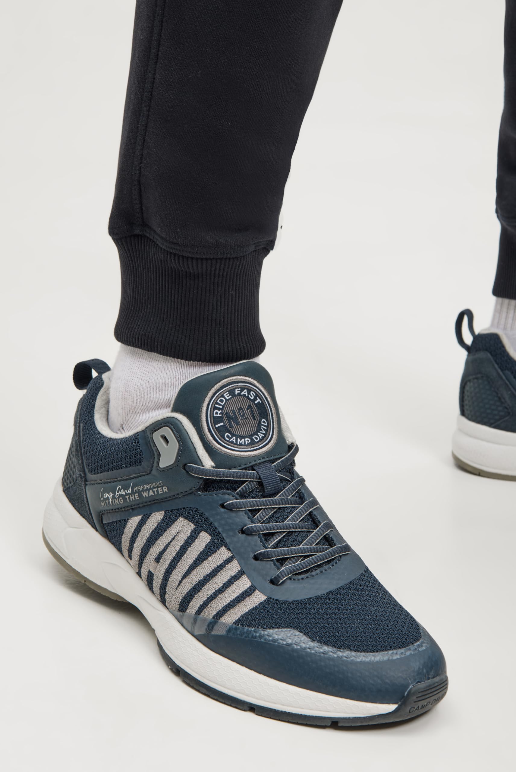 Camp David Herren Jogginghose mit Puffprint