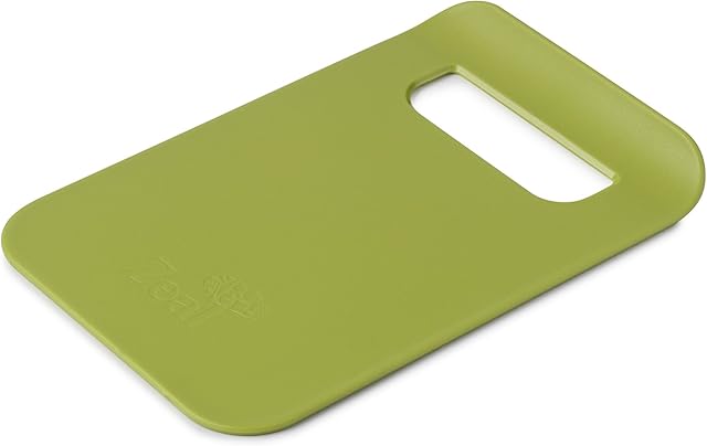 Zeal L202L Straight To Pan Slim Kitchen Chopping Board, Plastic, Lime Green, 21.5 x 14.5 x 2 cm