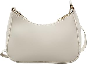 1 x women's small handbag, elegant shoulder bag, handbag with zip, for shopping, travel