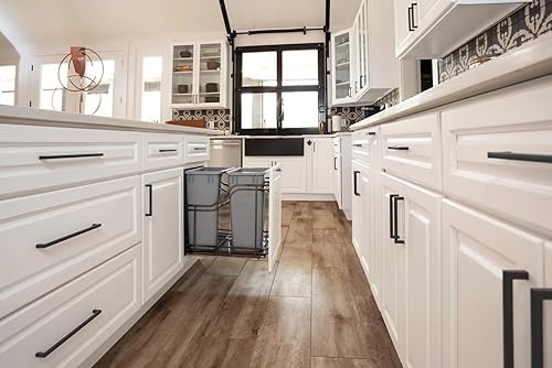 Miniatura 10 de Manija de cajón de 5 pulgadas, moderno tirador cuadrado de 5-12 para gabinete, aleación de zinc, manija de gabinete de cocina, de centro a centro de