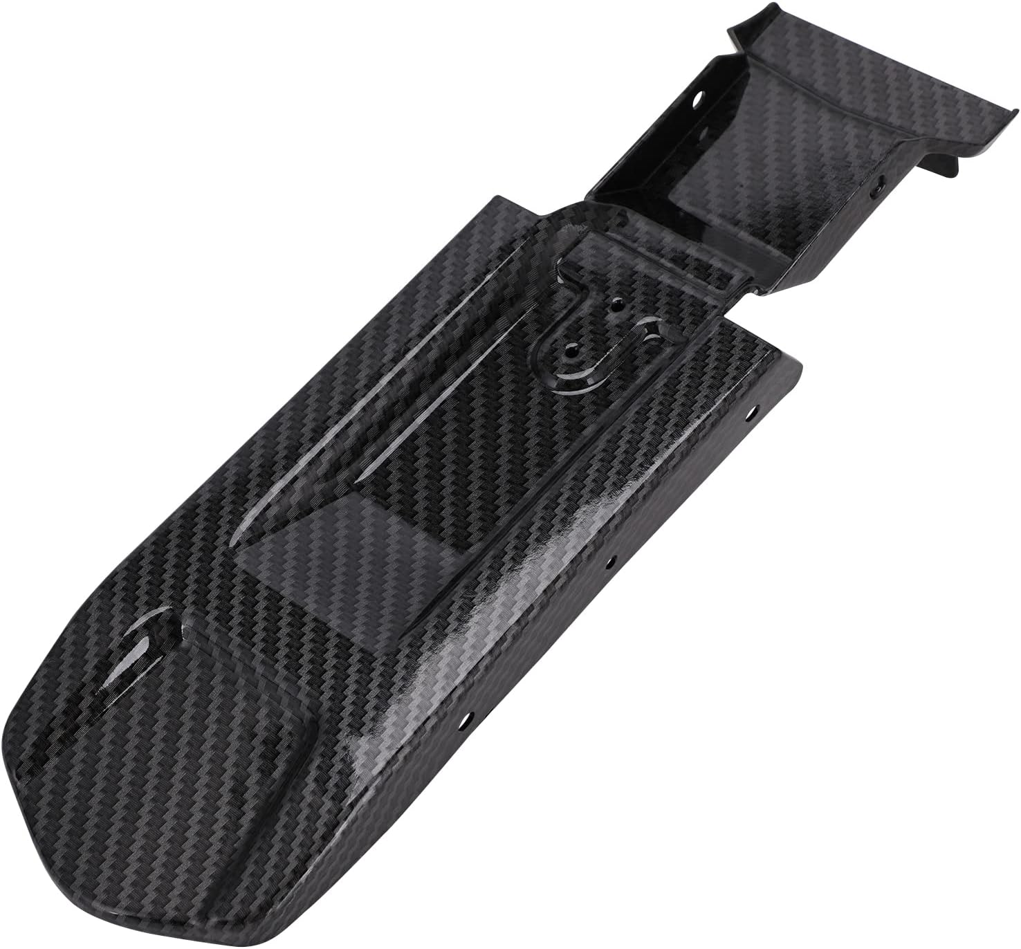Rear Fender Inner Plate PP Plastic for SUR-RON S/X and 79 Bike Falcon Pro Falcon GT Ebike Fenders Back Fender Carbon Fiber Texture Pattern Lightweight, High-Toughness