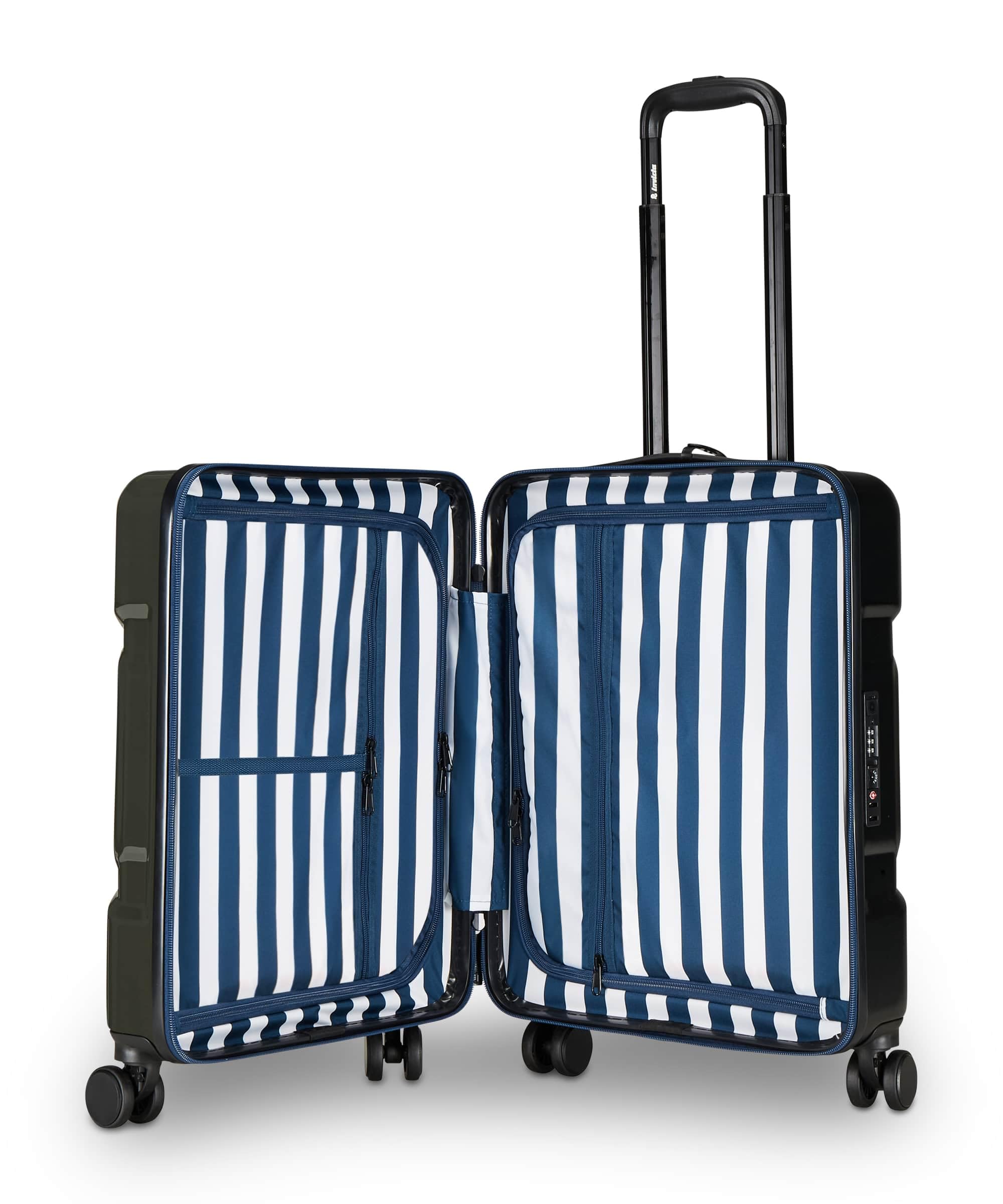Invicta Trolley Travel - Bagaglio a Mano - Grigio - 33 Litri, Rigido da Cabina con 4 Ruote Girevoli + ZAINO MINISAC GLOSSY - Invicta - Viaggi e Tempo Libero