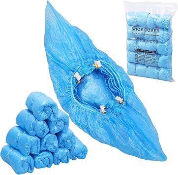 Shoe Covers Disposable 100 PCS, Disposable Boot & Shoe Covers Universal Waterproof Shoe Covers for Shoe Cover Dispenser One Size Fits Most Suitable for Rain, Medical, Floor