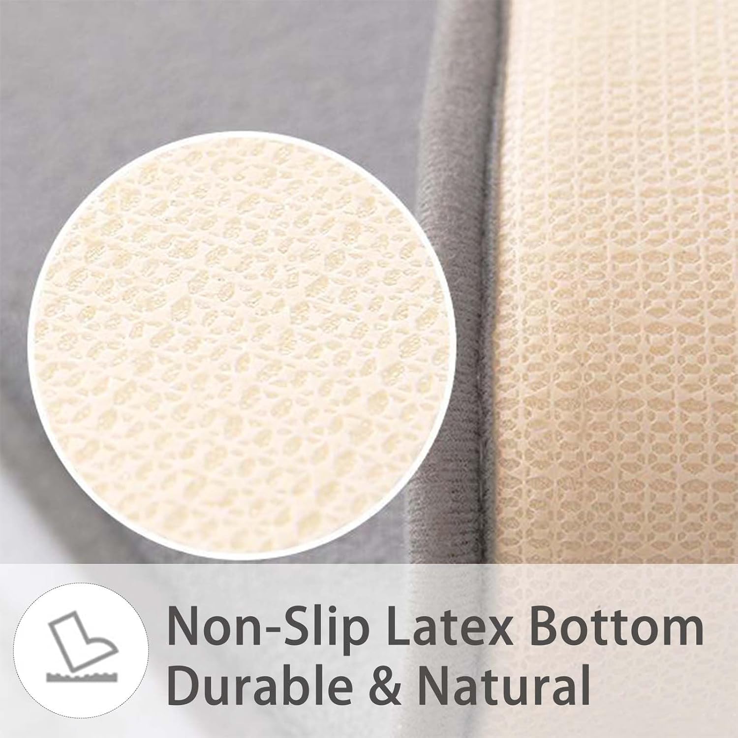 Memory Foam Bath Rugs Leaf Bath Mat Non-Slip Strong Water Absorbent Plush Microfiber Bath Mat Rug Super Water Absorbent Machine Washable Bath Rugs for Bathroom, Tub (20 * 31 inch)
