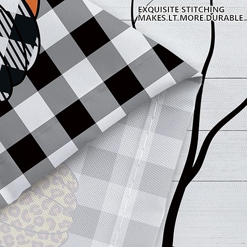 Miniatura 6 de Cortina de ducha de calabaza otoñal para baño, con tablones rústicos de árbol de arce, hojas de otoño, cortina de baño decorativa de 72 x 72