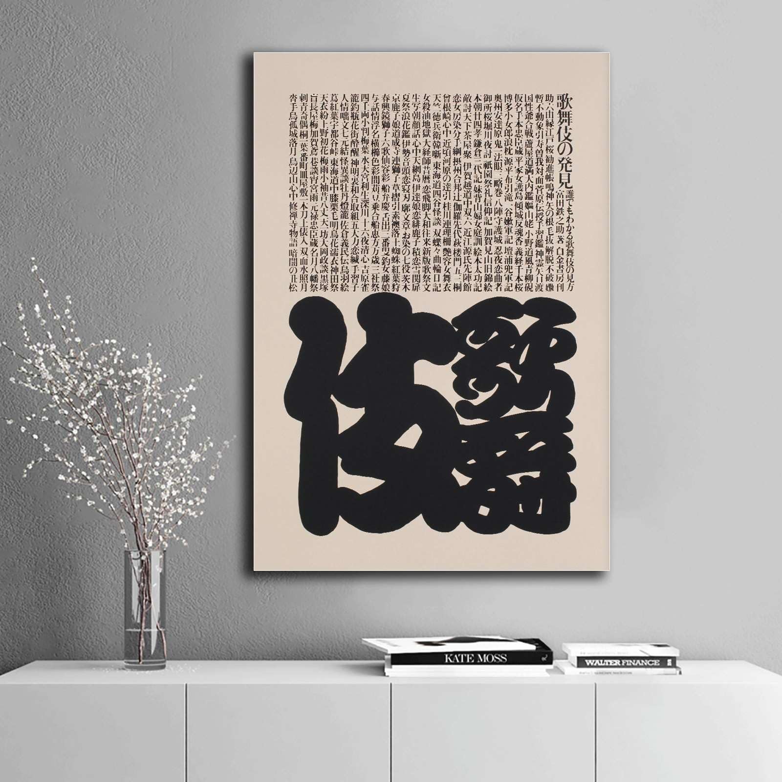 Amazon.com: Poster Wall Art Picture Japanese Art Ikko Tanaka