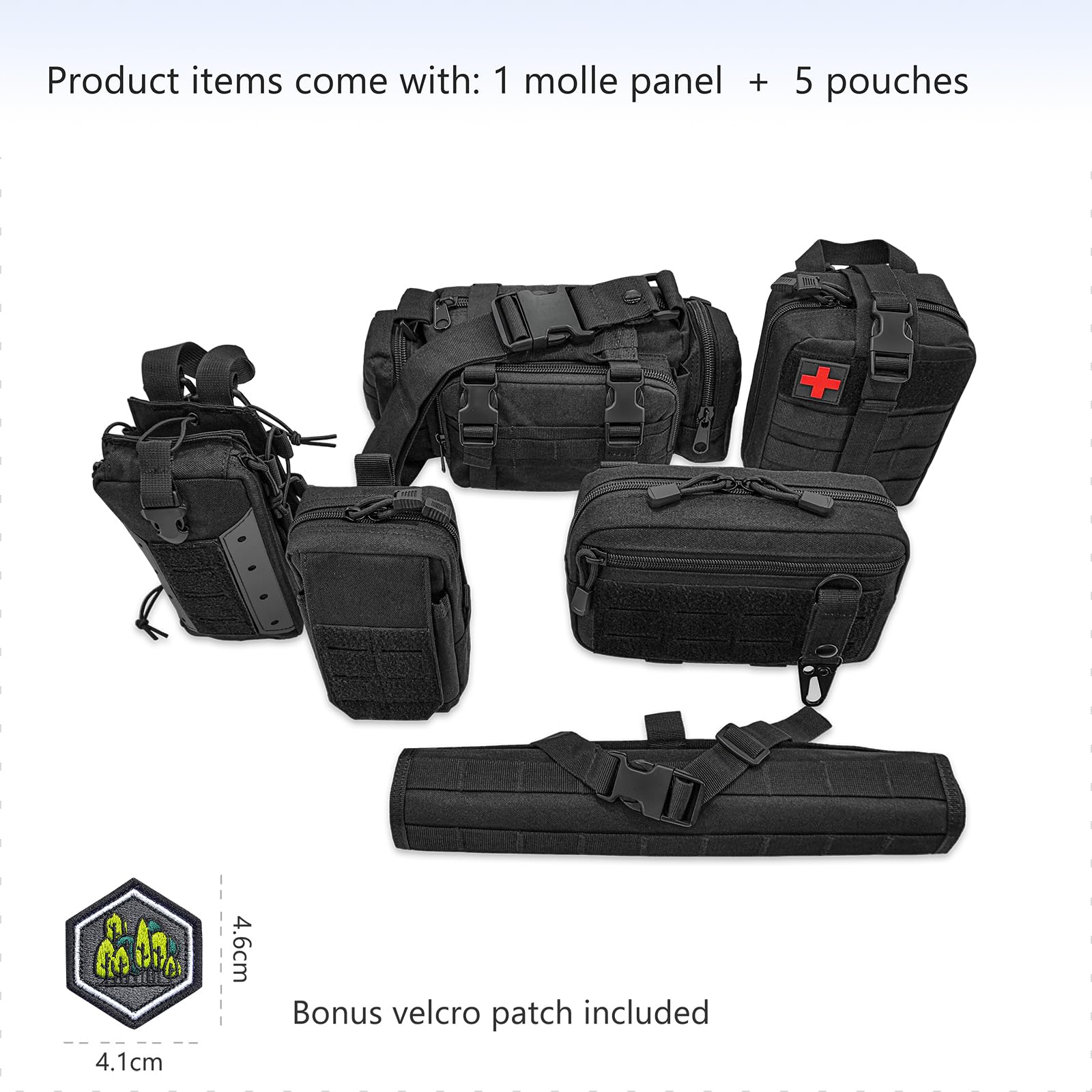 Tactical Car Seat Organiser Molle Auto Organizer Sitz System Back (Style H)