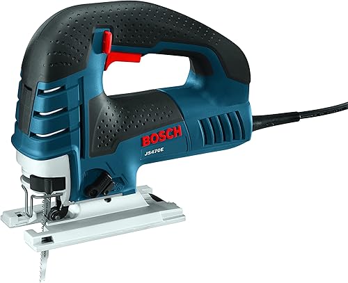Miniatura 6 de Bosch Power - JS470E - Sierra de calar con cable con mango superior - 120 V de baja vibración, velocidad variable para corte suave en madera y acero
