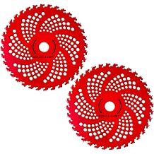 Ofcox 9" x 36T Carbon Steel Brush Cutter Blades 2-Pack, Weed Trimmer Blade Head for Husqvarna Stihl Weed Wacker