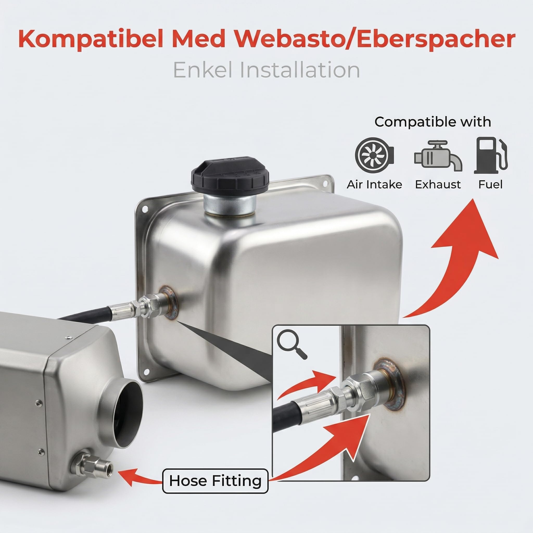 Webasto Standkachel voor o.a. Mercedes-Benz - 1321654A, 4054037066948