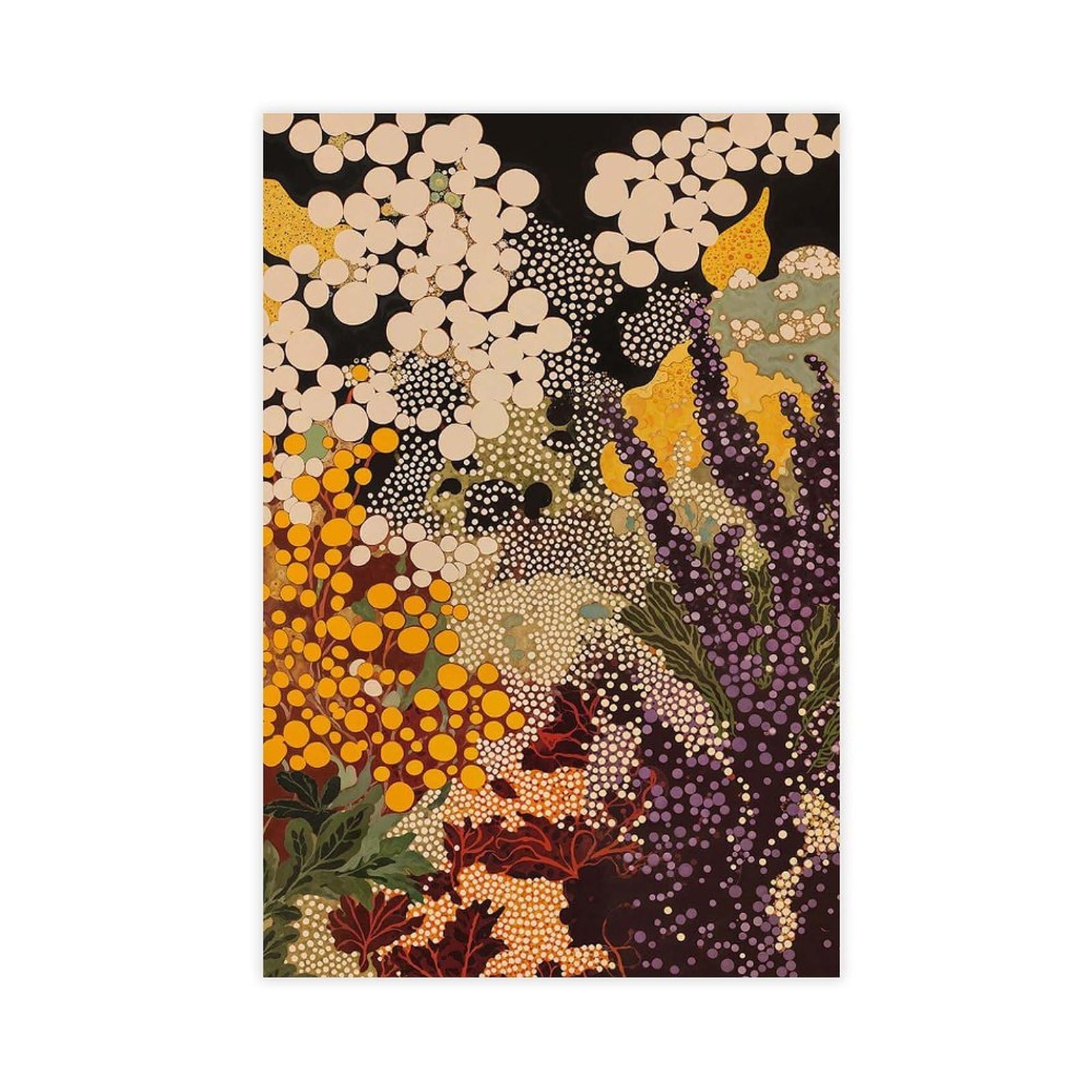 Bareronor Botanical Floral Poster Canvas Poster Bedroom Decor Landscape Office Room Decor Gift 24" L X 36" W