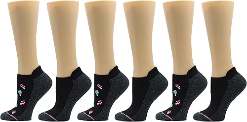 Miniatura 8 de Dr. Motion Calcetines de compresión de corte bajo para mujer, paquete de 2
