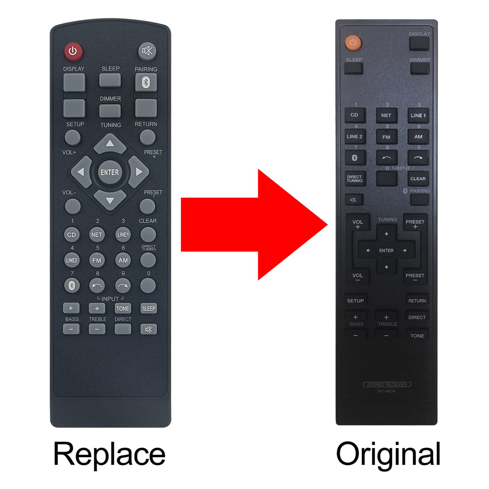 Amazon.com: RC-963R Replacement Remote Control Fit for Pioneer