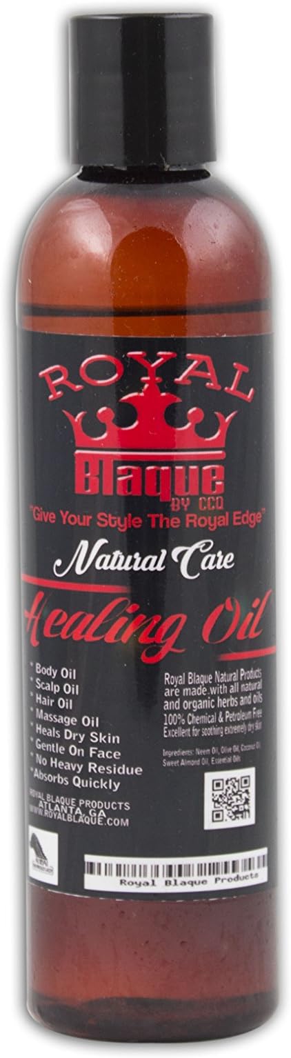 Royal Blaque Healing Oil 8oz for Scalp & Skin